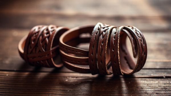 5 bracelets en cuir tressé pour homme alliant style et discrétion