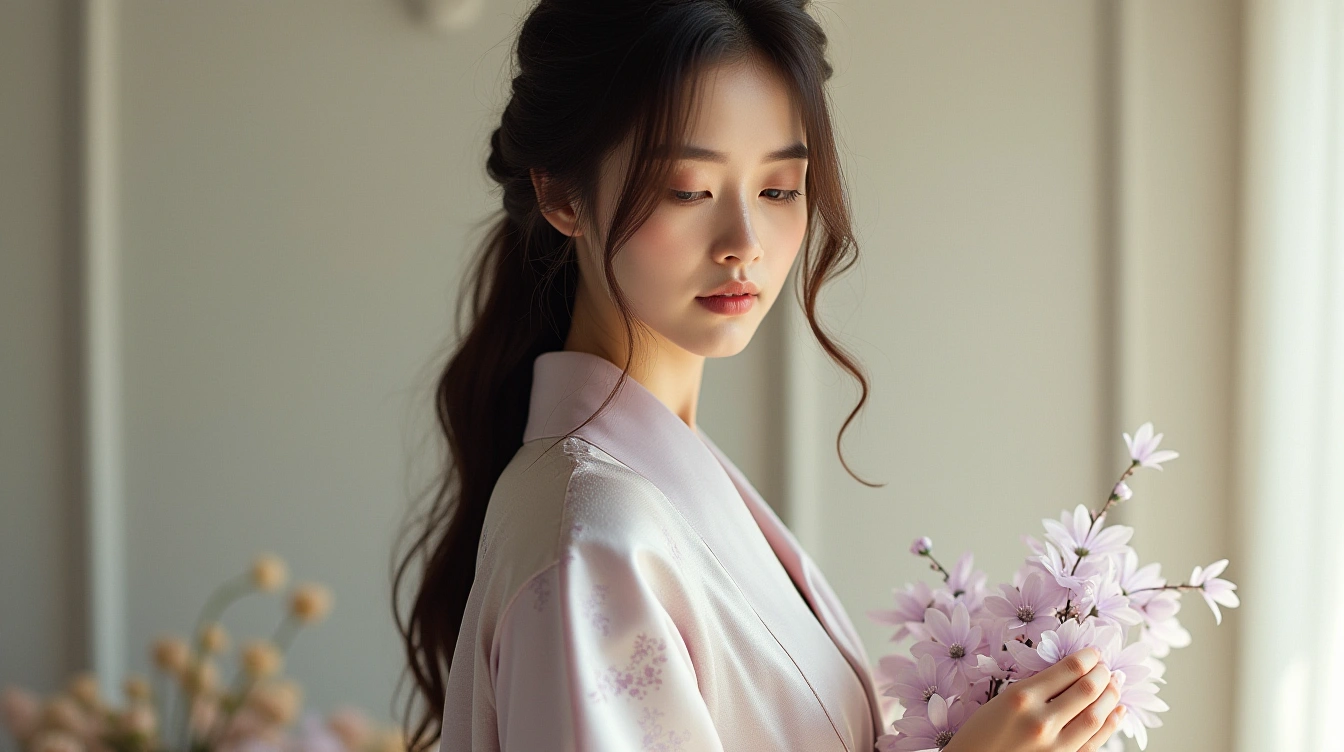 Comment porter le kimono femme soie selon sa morphologie ?